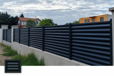 Dekoratif Panjur Çit Villa Bahçe Çiti